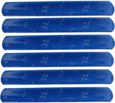Klaparmband Donkerblauw 22 Cm | 6 stuks