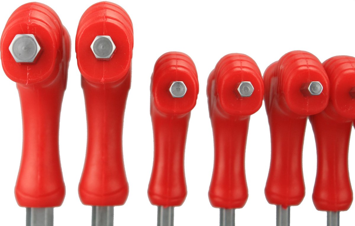 Inbussleutelset 8 delig kogelkop