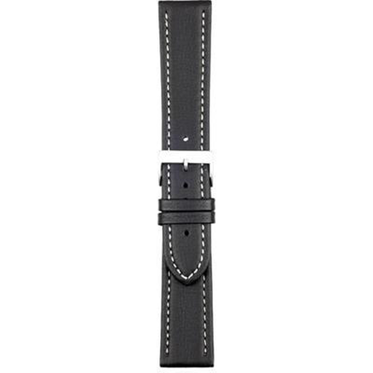 Morellato Horlogebandje - Morellato horlogeband U2195 Tipo Locman - leer - Zwart - bandbreedte 22.00 mm