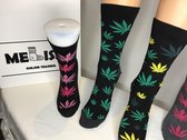 Wiet Sokken - Cannabis Sokken - Aparte Sokken - Leuke Sokken - 5 Paar Katoenen sokken - Maat 36-41