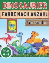 Dinosaurier Farbe nach Anzahl fur Kinder Alter 4 - 8
