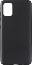DrPhone SH40 Siliconen Hoesje - Zacht Hoesje - Geschikt voor Samsung Note20 - Zwart