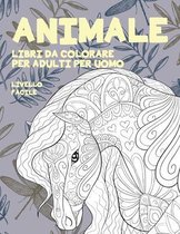 Libri da colorare per adulti per uomo - Livello facile - Animale