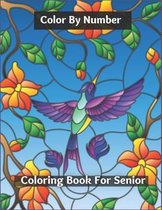 Color By Number Coloring Book For Senior