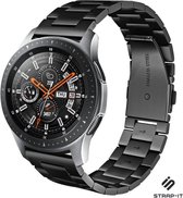 Strap-it Stalen smartwatch bandje 22mm met quick release - voor o.a. Samsung horloges - zwart