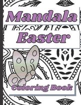 Mandala Easter coloring book