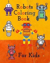 Robots Coloring Book for kids