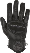 Helstons Snow Hiver Leather Black Motorcycle Gloves T11 - Maat T11 - Handschoen