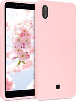 kwmobile telefoonhoesje voor LG K20 (2019) - Hoesje voor smartphone - Back cover in mat roségoud