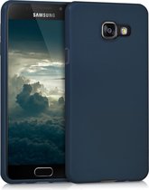 kwmobile telefoonhoesje voor Samsung Galaxy A3 (2016) - Hoesje voor smartphone - Back cover in donkerblauw