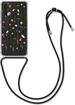 kwmobile telefoonhoesje voor Huawei P20 Pro - Hoesje met koord in meerkleurig / transparant - Back cover voor smartphone