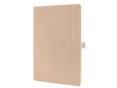 Sigel - notitieboek - 187x270x14mm - Conceptum Pure - beige - softcover - 194 pagina's - lijn - 80 grams papier - SI-CO331