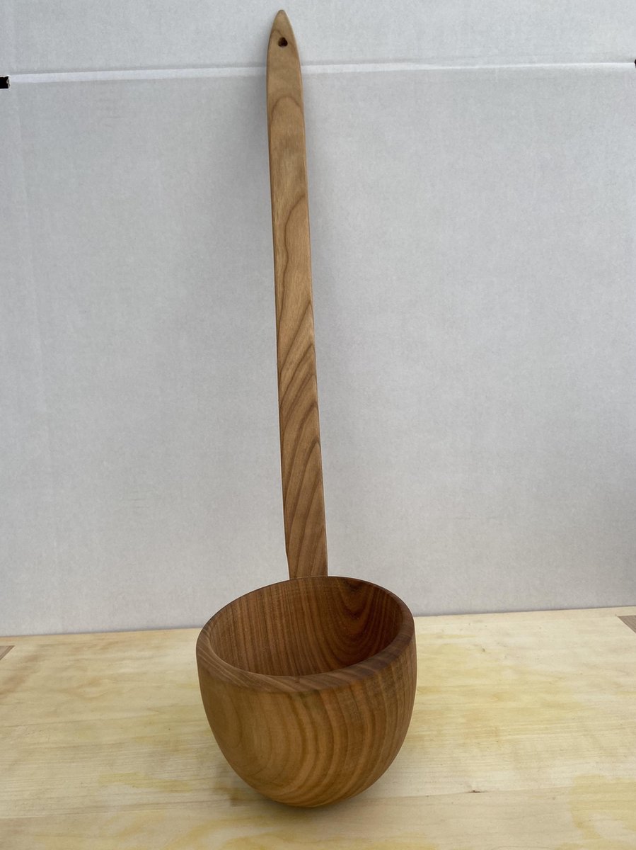 Grote houten soeplepel 52 cm