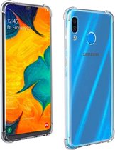 Samsung Galaxy A40 hoesje - Galaxy A40 shock case transparant - galaxy a40 hoesjes - hoesje samsung a40 - bescherming galaxy a40 - beschermhoes galaxy a40