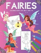 FAIRIES Coloring Book For Girls Ages 4-8