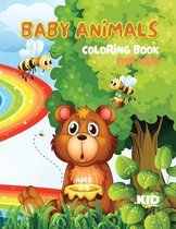 Baby Animals Coloring Book for Kids
