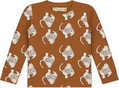 Magical Leopard' All Over Print T-shirt met lange mouwen
