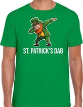 St. Patricks day t-shirt groen voor heren - St. Patricks dab - Ierse feest kleding / outfit / kostuum M