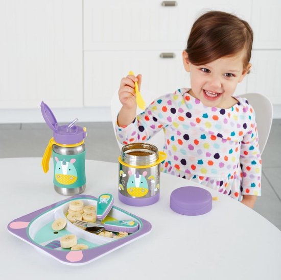 Skip Hop Zoo Bewaardoos - Thermisch - Snackbox - Eenhoorn van Skip Hop — afbeelding 5