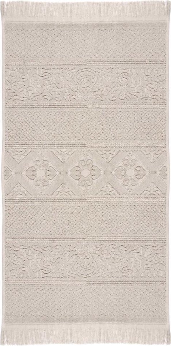 Pad handdoek Harlem - Lichtgrijs - 70x140 cm