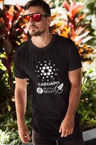 Cardano Crypto To the Moon - T-Shirt - Binance Coinbase Bitcoin Ethereum Cardano Wallet - Maat M