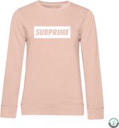 Subprime - Dames Sweaters Sweat Block Roze - Roze - Maat M
