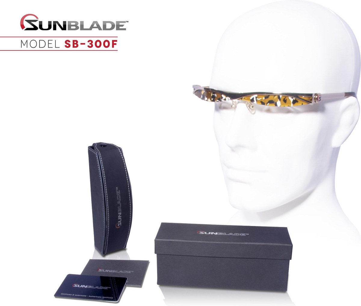 Sunblade SB-300F Fashion - Design zonnebril - Uniek ontwerp zonder glazen!