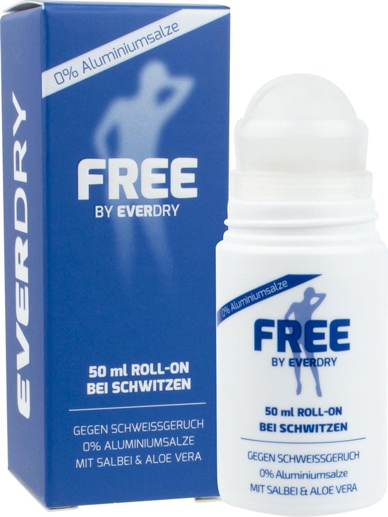 Everdry - antiperspirant roll-on - zonder aluminium, 100% natuurlijke ingrediënten - 50ml