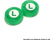 Thumb Grips | Thumb Sticks | Gaming Thumbsticks | Geschikt voor Nintendo Switch & Lite | 1 Set = 2 Thumbgrips | L | Groen