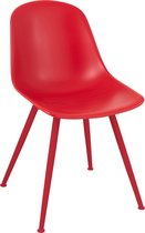 Stoel | kunststof | rood | 58x47x (h)83.5 cm