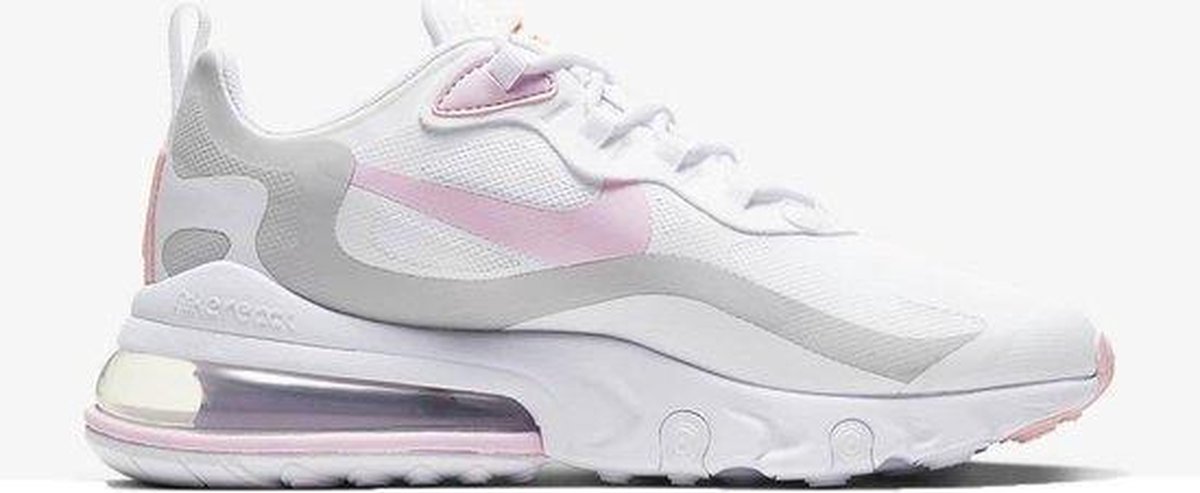 Nike Air Max 270 React - Taille 37,5 - Wit/ Rose | bol.com