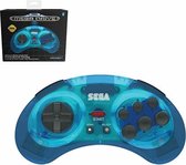 Sega Saturn Wireless 8 Button Arcade Pad ( Blue )
