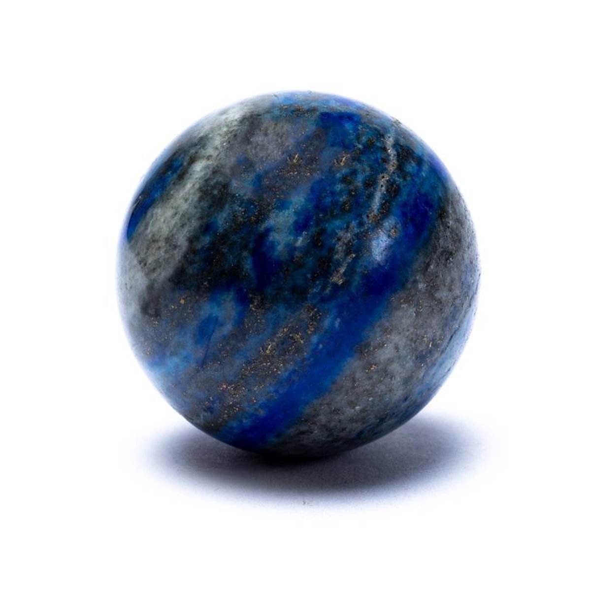 Phoenix Import Mani Bhadra Edelstenen Bol Feng Shui Lapis Lazuli (4 cm) Meerkleurig