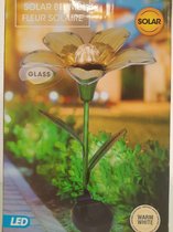 Solar bloem. Met LEDs en schakelaar