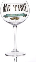 Coctail Glas Me Time - 2 stuks - leuk om jezelf te verwennen of perfect kerstgeschenk