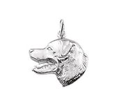 Robimex Collection Zilveren Hanger labrador kop
