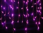 Ledtohave LED-gordijn - 3.5 x 1.0 meter - Roze