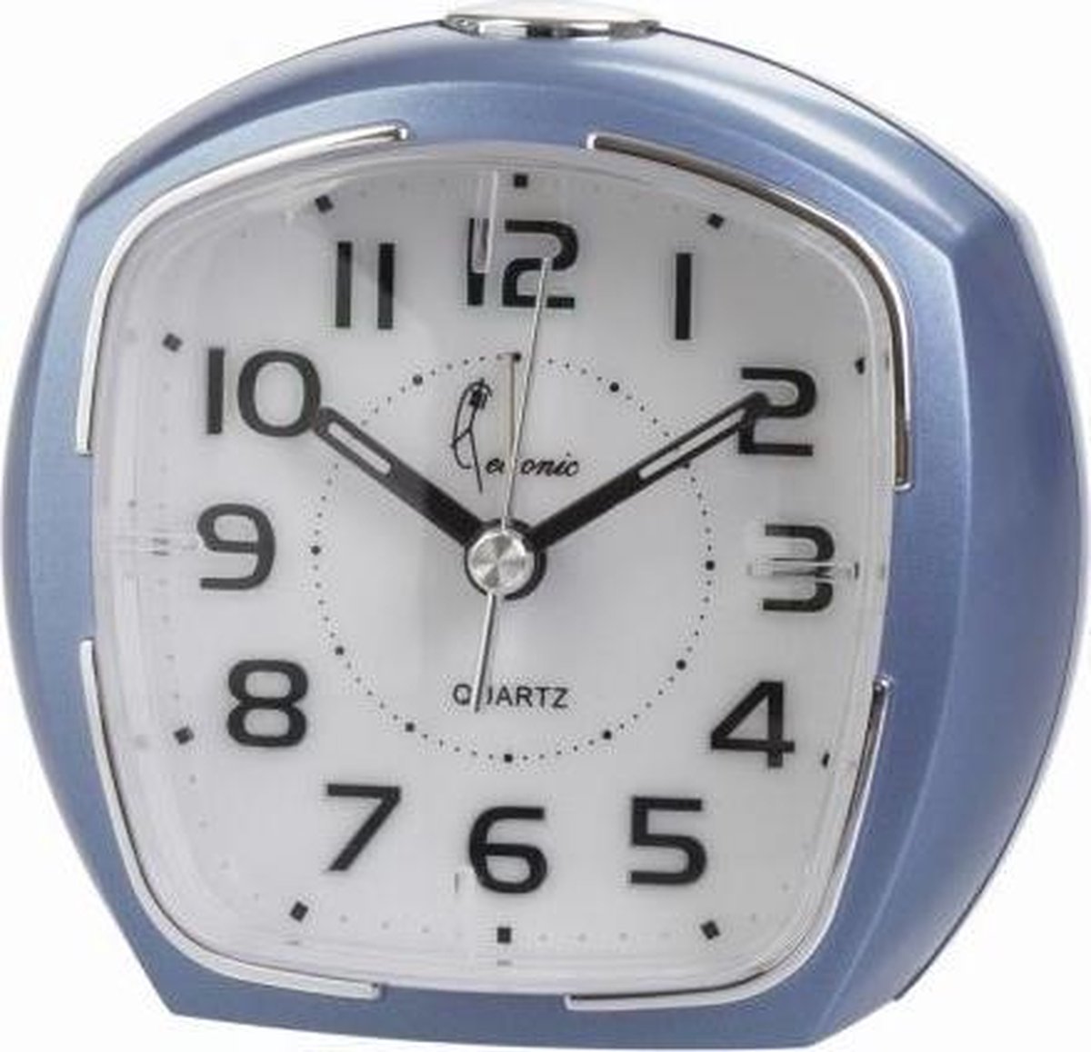 Cetronic T1010S P49 - Wekker - Analoog - Stil uurwerk - Snooze - Blauw - Wit