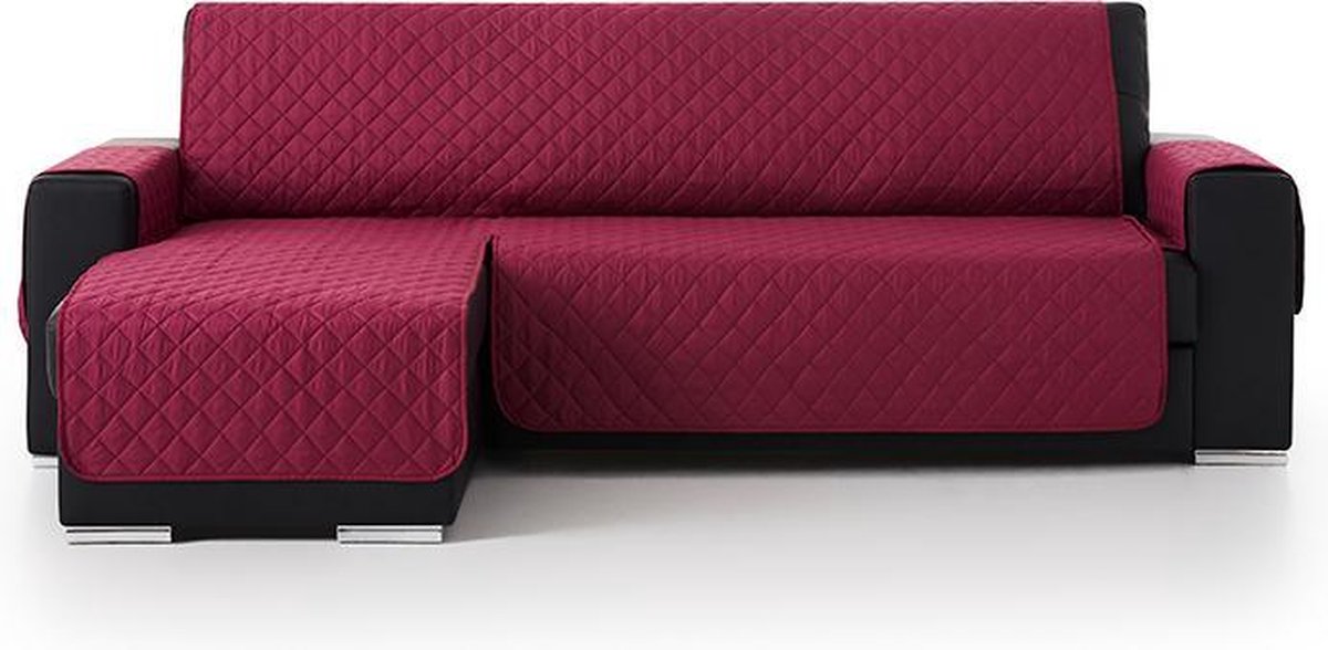 Belmarti® Bankbeschermer Duo Chaise Longue 200cm breed - Paars – Gevoerde stof voor extra comfort en duurzaamheid – Ideaal voor gezinnen met huisdieren – Premium kwaliteit