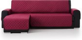 Duo quilt Chaise Longue Links - Bankbeschermer - 200cm breed - Paars - OekoTex keurmerk