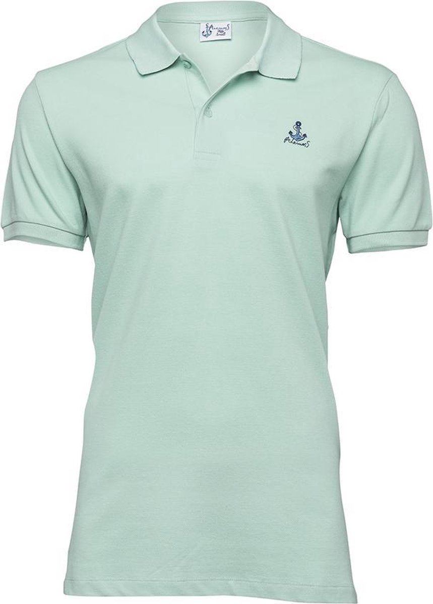 Biggdesign T Shirt Heren - Poloshirt - Tennis Shirt - Golfshirt - Mint - Maat L