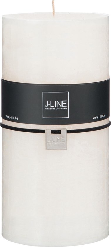 J-Line cilinderkaars - vanille - XXL - 140U - 6 stuks