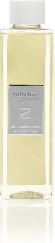 Millefiori Zona Navulling voor Geurstokjes 250 ml - Aria Mediterranea
