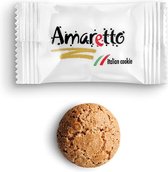 Koffiekoekjes Amaretto 300 stuks - per stuk verpakt - Italiaans