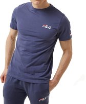 Fila Barrtino Core Shirt Blauw Heren - Maat XS