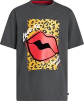 WE Fashion Meisjes relaxed fit T-shirt met 3D-opdruk