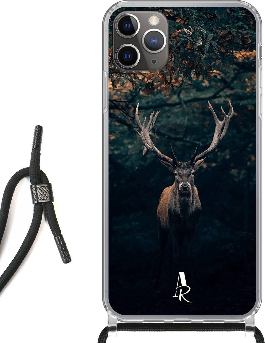 iPhone 11 Pro Max hoesje met koord - Deer