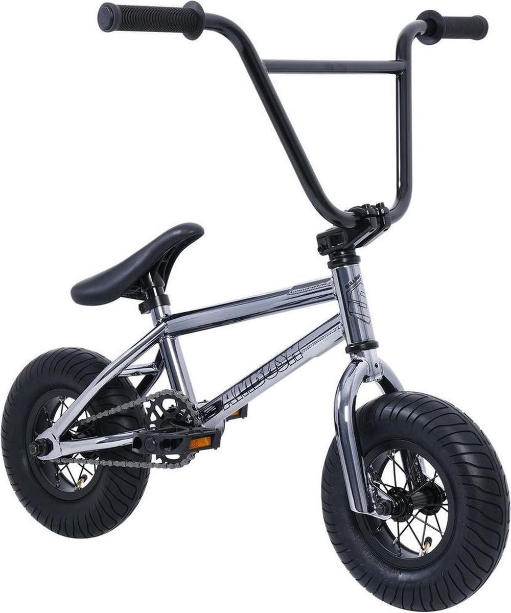 Sullivan Mini BMX met 10"" wielen & microversnelling leeftijd 6 16 zilver zwart
