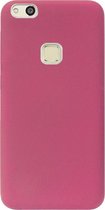 ADEL Premium Siliconen Back Cover Softcase Hoesje voor Huawei P10 Lite - Bordeaux Rood