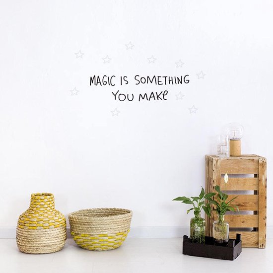 Chispum Wall Sticker Glow I.t.d. - Muurstickers - Magic Is Something You Make
